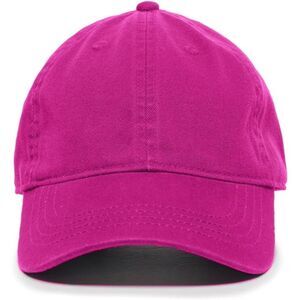 Unisex Hot Pink 100% Cotton Soft Adjustable Buckle Classic Plain Baseball Cap